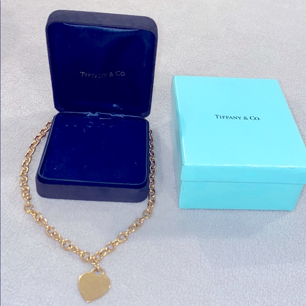 🎊HP🎉Tiffany & Co 18kt gold heart tag necklace